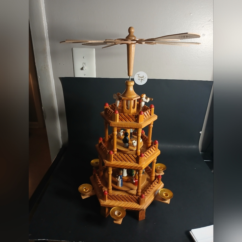 Vintage Great Western Trading Company Christmas Windmill [ Theme Christmas Mange